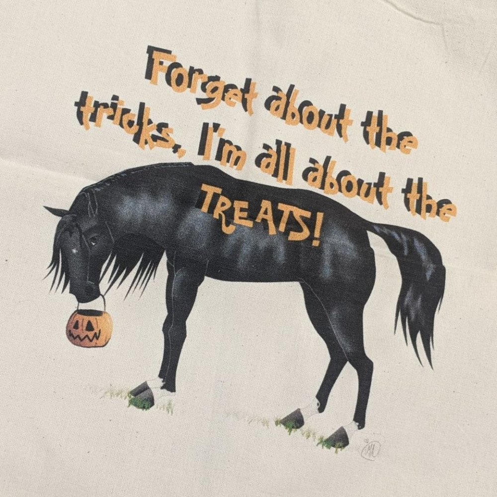Halloween Trick or Treat Bag Horse NWOT - Picture 3 of 8